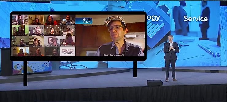 live streaming on a event