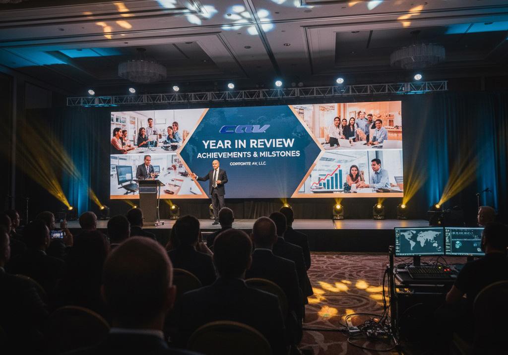 A corporate even about the Year in review
