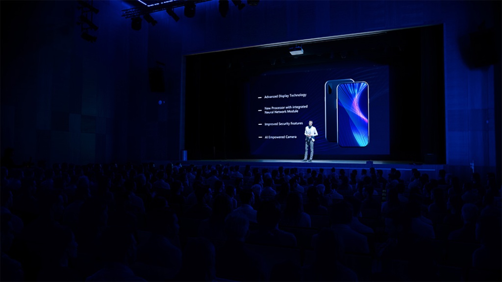 A phone launch event