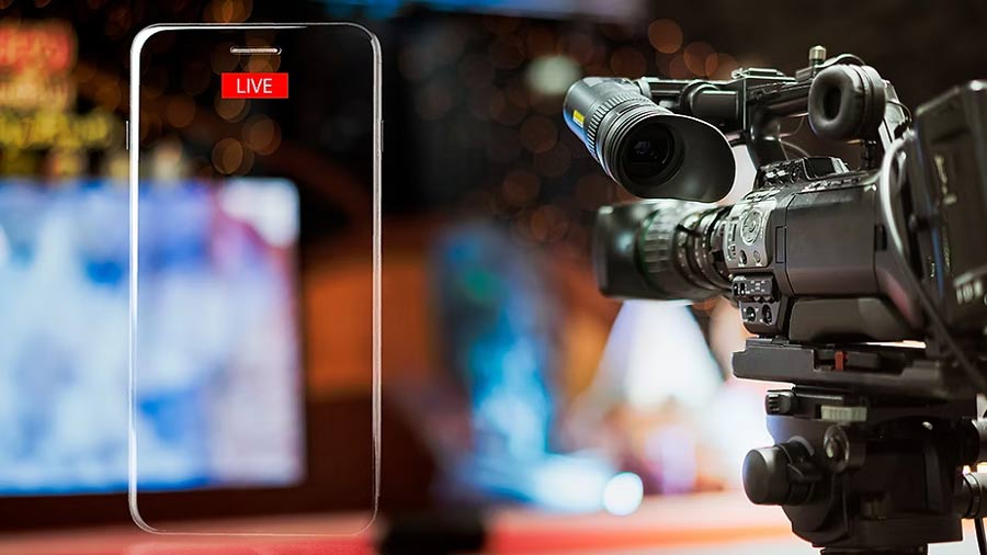 Camera recording live session
