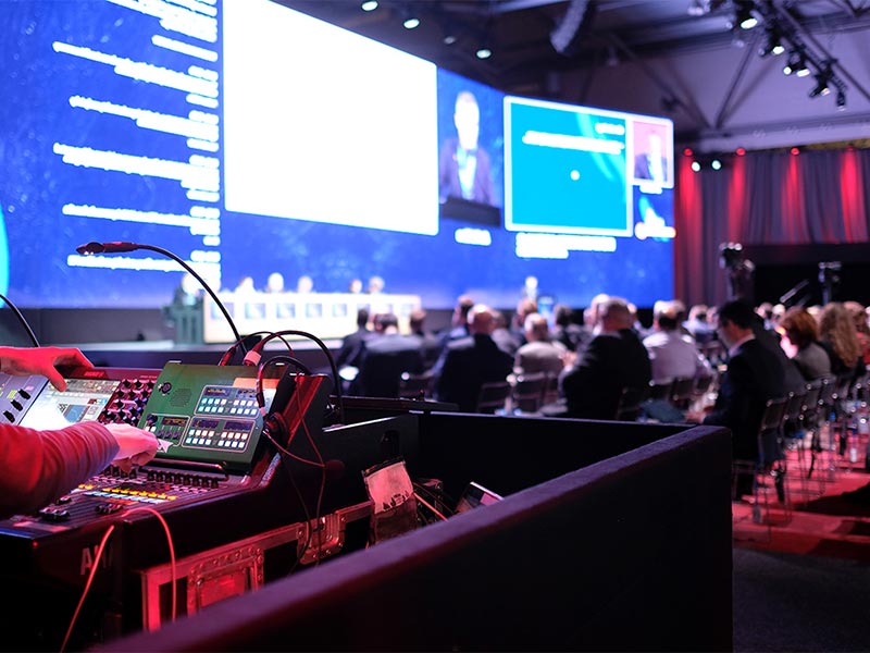 Featured image for “Behind the Curtain: How AV Teams Prep Events So Presenters Can Shine”