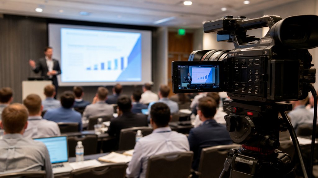 An Event is recording through a camcorder