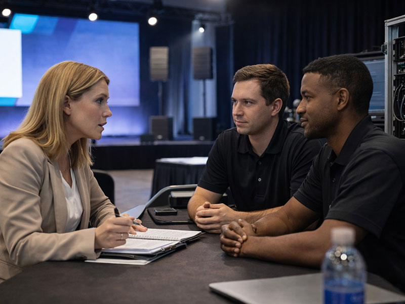 Featured image for “What Event Planners Should Ask Their AV Company Before Signing a Contract”